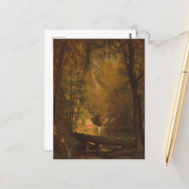 Cartão Postal A Piscina de Trout (1870) - Worthington Whittredge