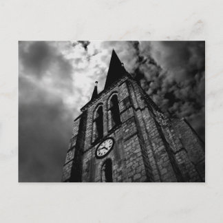 Cartão Postal a placa de posto da torre de relógio