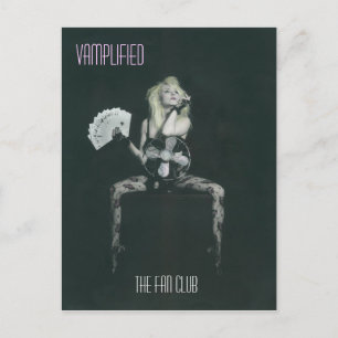 Cartão Postal A placa de posto do Fan Club..