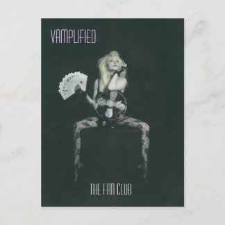 Cartão Postal A placa de posto do Fan Club...