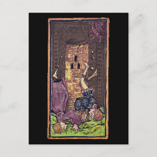 Cartão Postal A Placa Tarot Torre