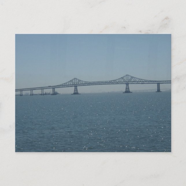 Cartão Postal A Ponte da Baía de Richardson (Frente)