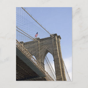 Cartão Postal A Ponte de Brooklyn na Cidade de Nova York, Nova