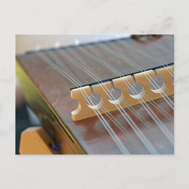 Cartão Postal A Ponte De Hammer Dulcimer Para A Sua Imaginação. (Frente)