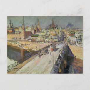 Cartão Postal A Ponte do Rio Moskva, 1914