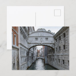 Cartão Postal A Ponte dos Suspiros Veneza Itália