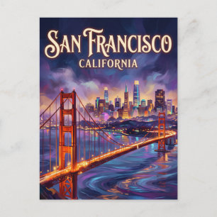 Cartão Postal A Ponte Golden Gate EUA