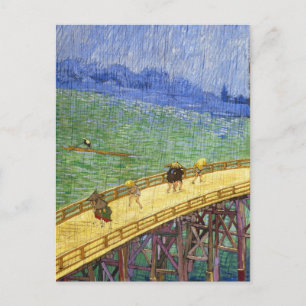 Cartão Postal A ponte nas belas artes de Vincent van Gogh da