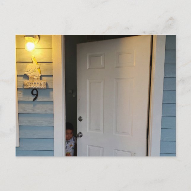 Cartão Postal A porta (Frente)