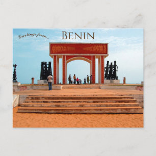 Cartão Postal A Porta da Não Volta Ouidah Benim