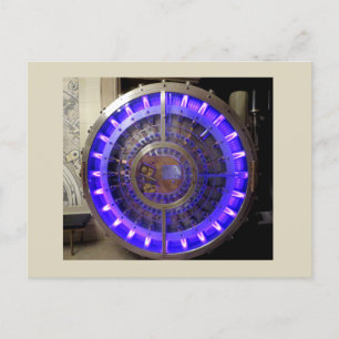 Cartão Postal A porta do cofre