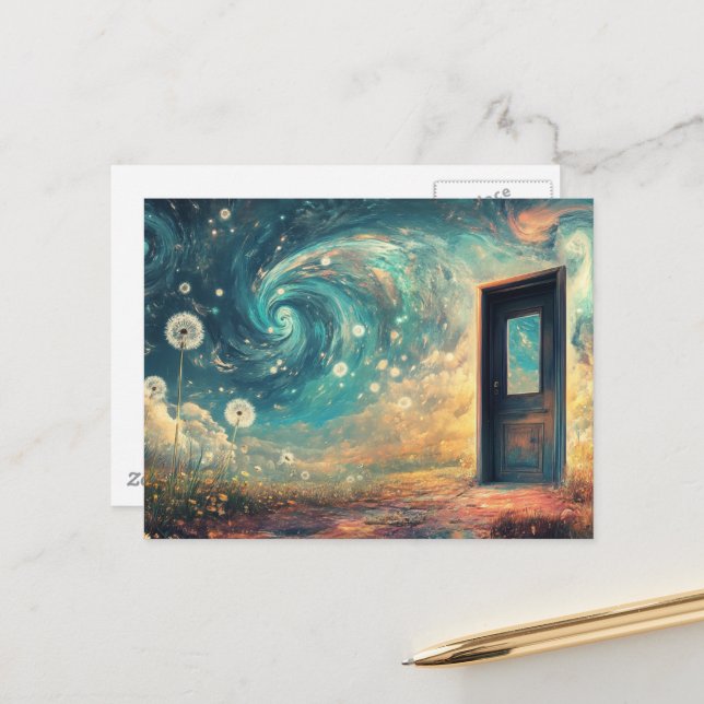 Cartão Postal A porta mágica (Frente/Verso In Situ)