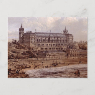 CARTÃO POSTAL A PRAÇA TYNEMOUTH REINO UNIDO