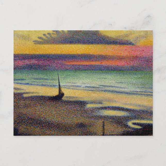 Cartão Postal A Praia em Heist, 1891-92 (Frente)