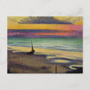 Cartão Postal A Praia em Heist, 1891-92