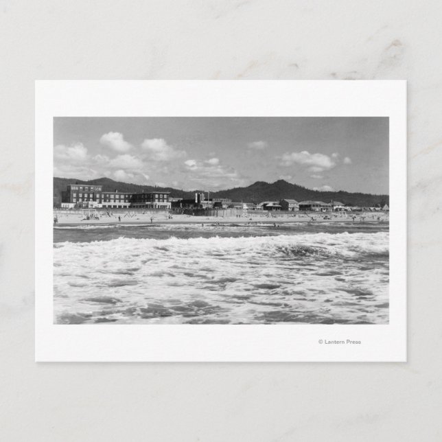 Cartão Postal A praia no litoral, Oregon Fotografia (Frente)