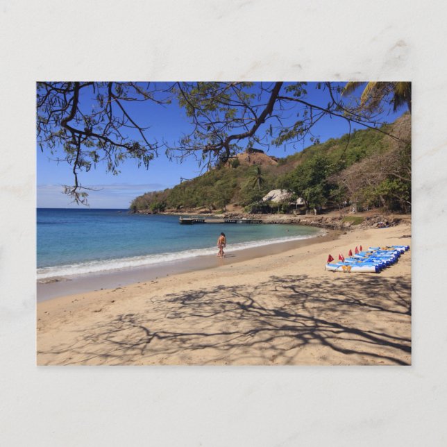 Cartão Postal A praia no Parque Nacional da Ilha de Pombo (Frente)