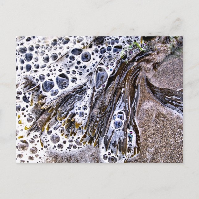 CARTÃO POSTAL A PRAIA, O MAR, A ÁGUA E A AREIA (Frente)