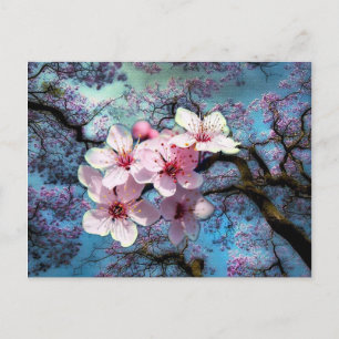 Cartão Postal A primavera chegou