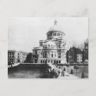 Cartão Postal A Primeira Igreja do Cristo, Cientista em Boston
