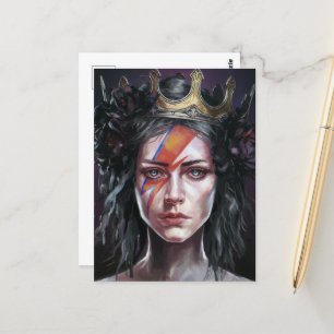 Cartão Postal A Princesa Rockstar