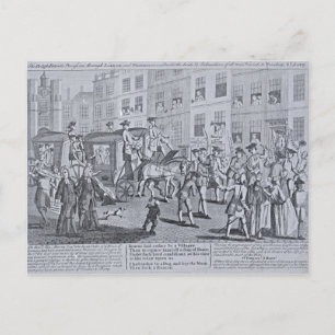 Cartão Postal A procissão dos Patriotas Britânicos através