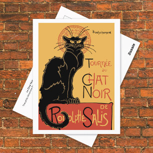 Cartão Postal A propaganda do Black Cat Theophile Steinlen