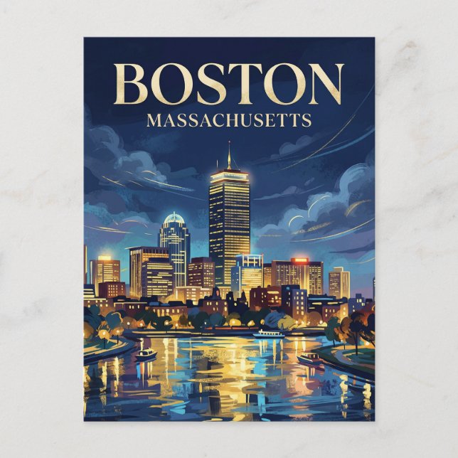 Cartão Postal A Prudential Tower EUA (Frente)