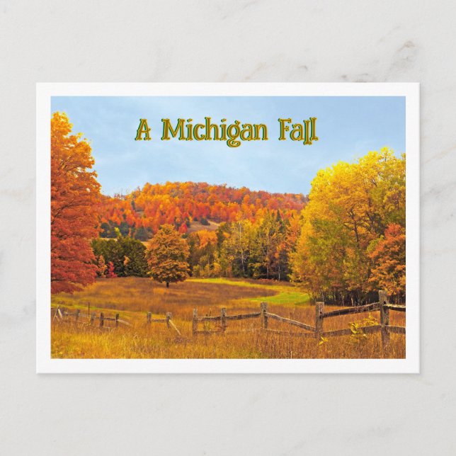 Cartão Postal A Queda de Michigan (Frente)