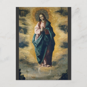 Cartão Postal A Radiância Celestial da Imaculada Conceição Arte