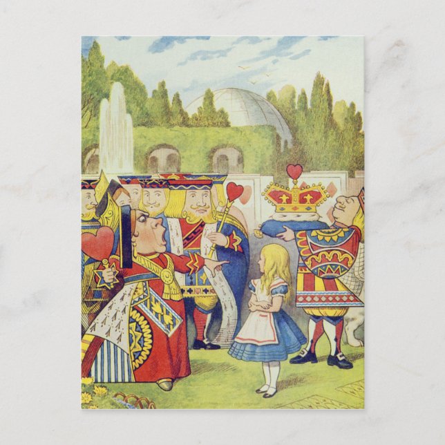 Cartão Postal A Rainha chegou! E ela não está zangada? (Frente)