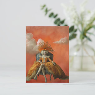 Cartão Postal A Rainha da Abóbora   Cartão-postal de arte surrea