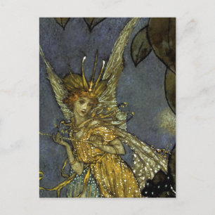 Cartão Postal “A Rainha das Fadas” por Edmund Dulac