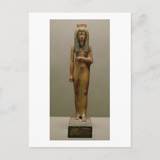 Cartão Postal A rainha divina Ahmose Nefertari (madeira pintada) (Frente)