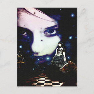 Cartão Postal A Rainha Negra do Xadrez!