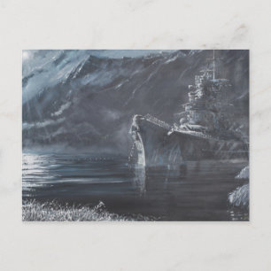 Cartão Postal A Rainha Única Do Tirpitz Do Norte, Noruega1944