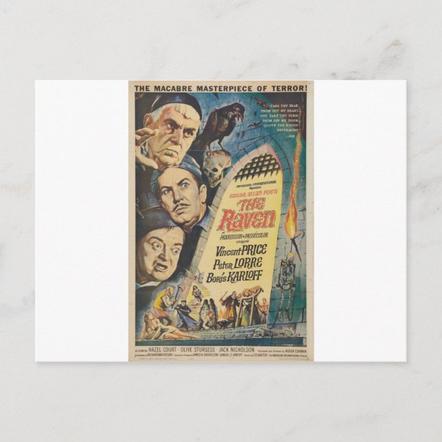 Cartão Postal A RAVEN de Philip J. Riley (Frente)