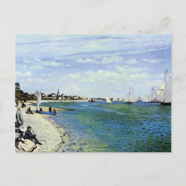 Cartão Postal A Regata em Santo-Adresse (Frente)