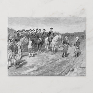 Cartão Postal A Rendição de Cornwallis em Yorktown