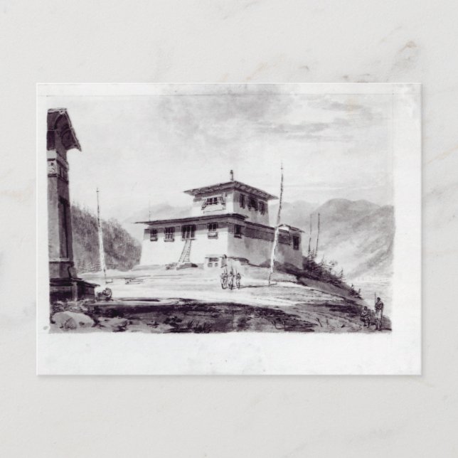 Cartão Postal A residência de Lam Glassa (Frente)