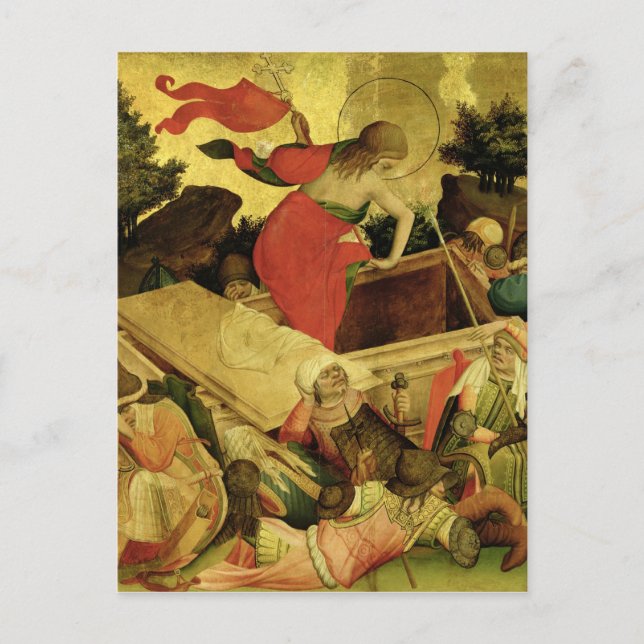 Cartão Postal A ressurreição, o painel da Rua Thomas Altar (Frente)