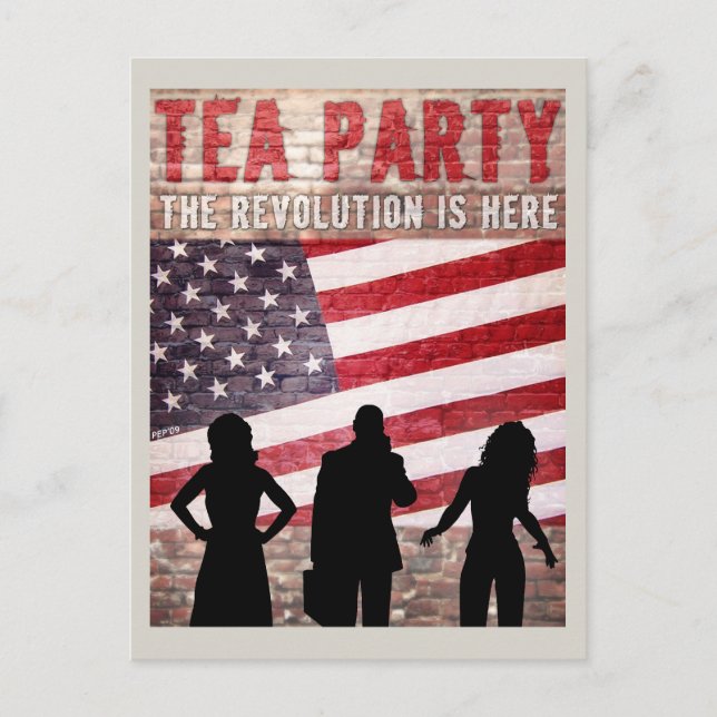 Cartão Postal A Revolução Está Aqui (Frente)