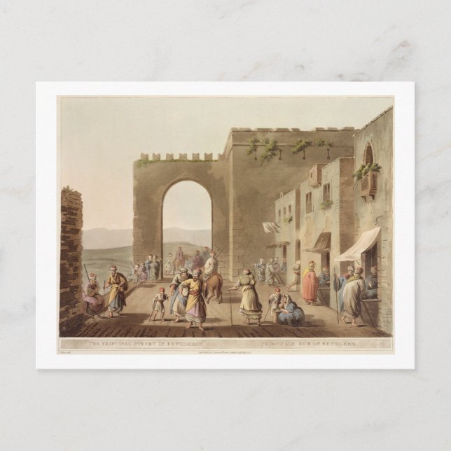 Cartão Postal A Rua Principal em Belém, de 'Vistas de (Frente)