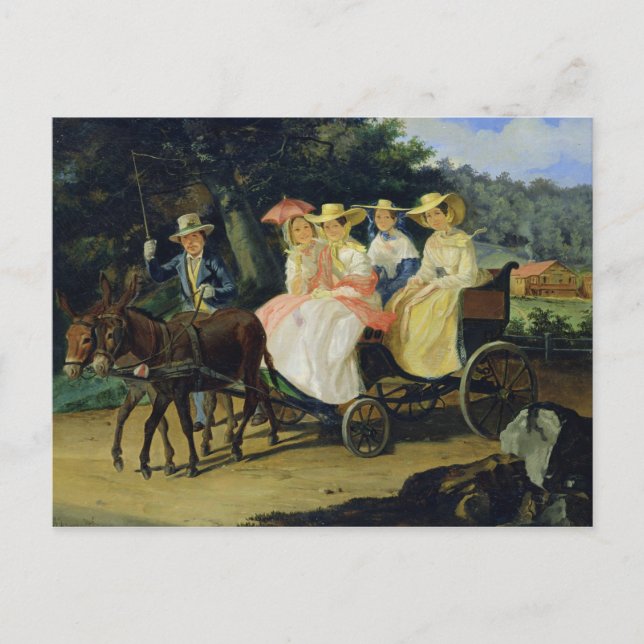 Cartão Postal A Run, 1845-46 (Frente)