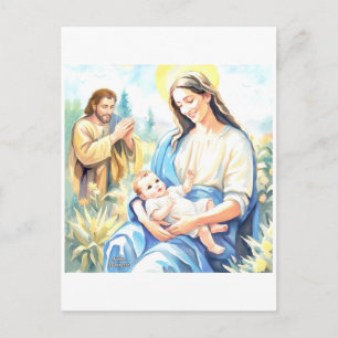 Cartão Postal A Sagrada Família - Natividade