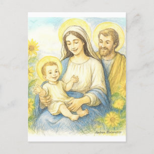 Cartão Postal A Sagrada Família - Natividade