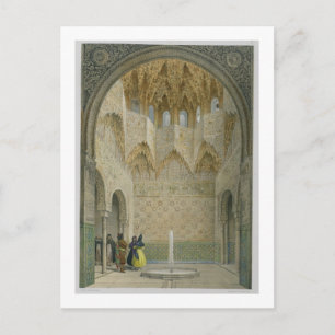 Cartão Postal A Sala das Abencerragens, Alhambra, Granad