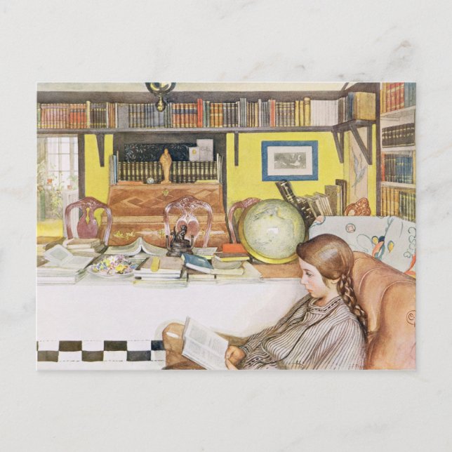 Cartão Postal A Sala de Leitura, pub. em 'Lasst Licht Hinin' ('L (Frente)