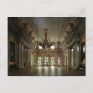 Cartão Postal A Sala do Marechal de Campo no Inverno