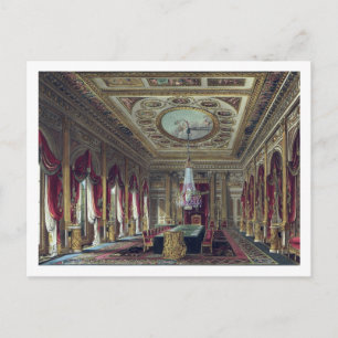 Cartão Postal A sala dos trones, Carlton House, de 'A História